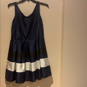 Taylor Navy Blue, Black, And White Dress Pockets - image 1